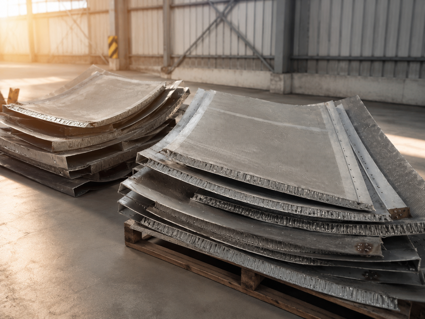 Ex-Aircraft Metal Scrap / Aircraft Honeycomb Metal Scrap